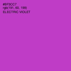 #BF3CC7 - Electric Violet Color Image