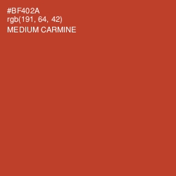#BF402A - Medium Carmine Color Image