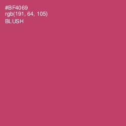 #BF4069 - Blush Color Image