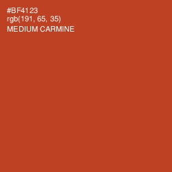 #BF4123 - Medium Carmine Color Image