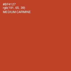 #BF4127 - Medium Carmine Color Image