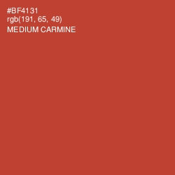 #BF4131 - Medium Carmine Color Image