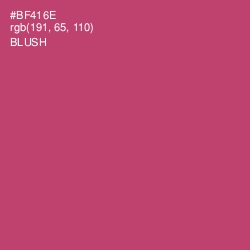 #BF416E - Blush Color Image