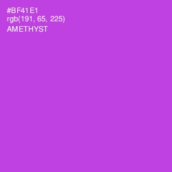 #BF41E1 - Amethyst Color Image