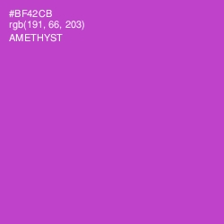 #BF42CB - Amethyst Color Image