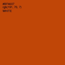 #BF4607 - Rock Spray Color Image