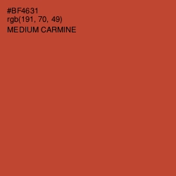 #BF4631 - Medium Carmine Color Image