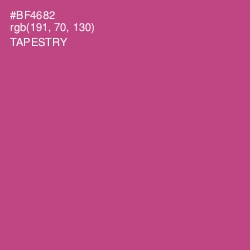 #BF4682 - Tapestry Color Image