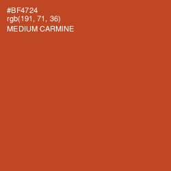 #BF4724 - Medium Carmine Color Image