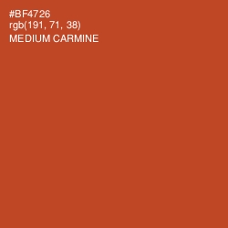 #BF4726 - Medium Carmine Color Image