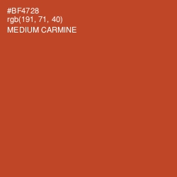 #BF4728 - Medium Carmine Color Image