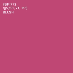 #BF4773 - Blush Color Image