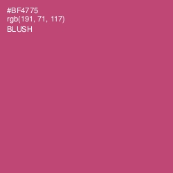 #BF4775 - Blush Color Image