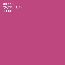 #BF477F - Blush Color Image