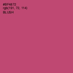 #BF4872 - Blush Color Image