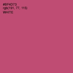 #BF4D73 - Blush Color Image