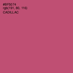 #BF5074 - Cadillac Color Image