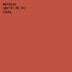 #BF5240 - Crail Color Image