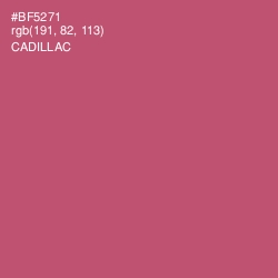 #BF5271 - Cadillac Color Image