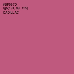 #BF597D - Cadillac Color Image