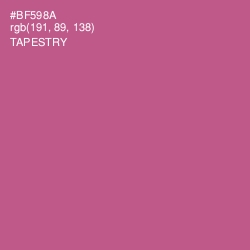 #BF598A - Tapestry Color Image