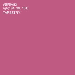 #BF5A83 - Tapestry Color Image