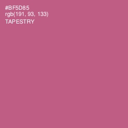 #BF5D85 - Tapestry Color Image