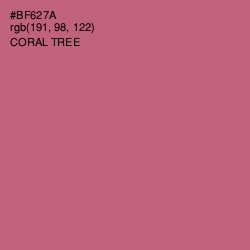 #BF627A - Coral Tree Color Image