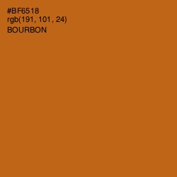 #BF6518 - Bourbon Color Image