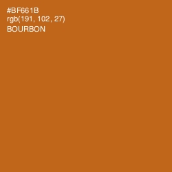 #BF661B - Bourbon Color Image