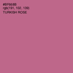 #BF668B - Turkish Rose Color Image