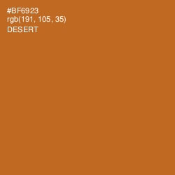 #BF6923 - Desert Color Image