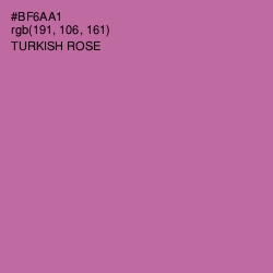 #BF6AA1 - Turkish Rose Color Image
