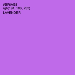 #BF6AE8 - Lavender Color Image