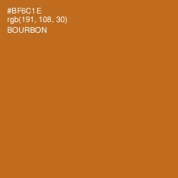 #BF6C1E - Bourbon Color Image