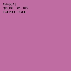 #BF6CA3 - Turkish Rose Color Image