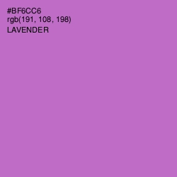 #BF6CC6 - Lavender Color Image