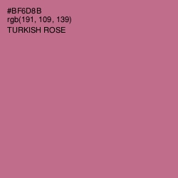 #BF6D8B - Turkish Rose Color Image