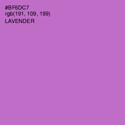 #BF6DC7 - Lavender Color Image