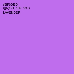#BF6DED - Lavender Color Image