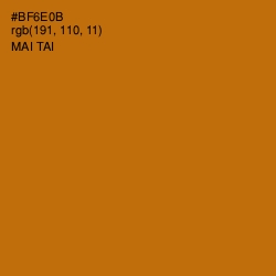 #BF6E0B - Mai Tai Color Image