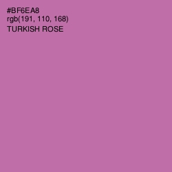 #BF6EA8 - Turkish Rose Color Image