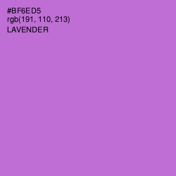 #BF6ED5 - Lavender Color Image