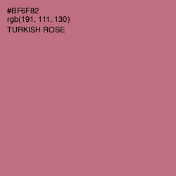 #BF6F82 - Turkish Rose Color Image