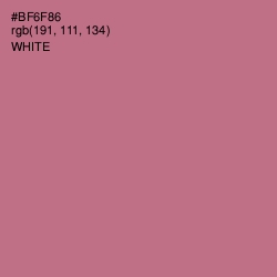 #BF6F86 - Turkish Rose Color Image