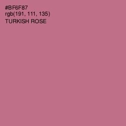 #BF6F87 - Turkish Rose Color Image