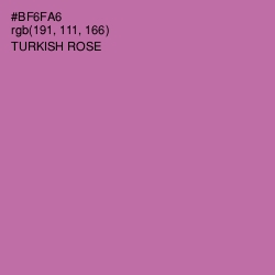 #BF6FA6 - Turkish Rose Color Image