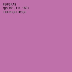 #BF6FA9 - Turkish Rose Color Image