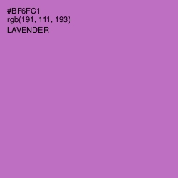 #BF6FC1 - Lavender Color Image