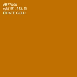 #BF7000 - Pirate Gold Color Image